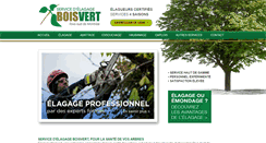 Desktop Screenshot of elagageboisvert.com